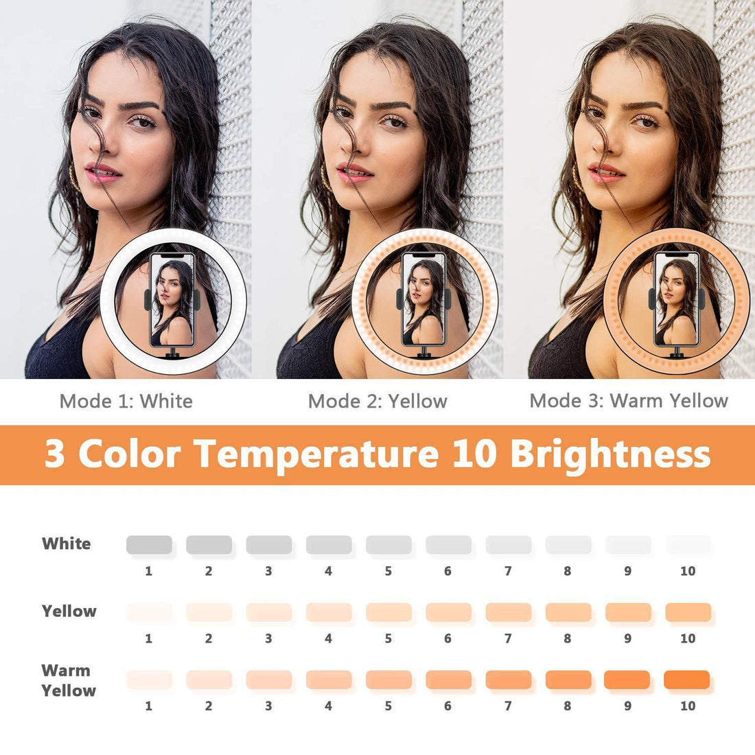 Fill light desktop ring light tripod