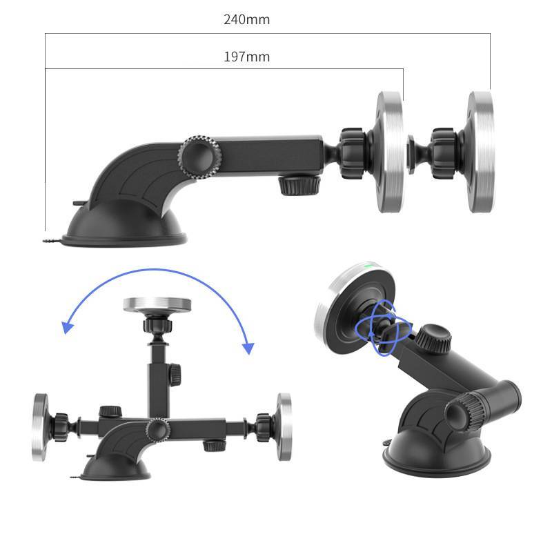 Magnetic Wireless Car Charger for iPhone