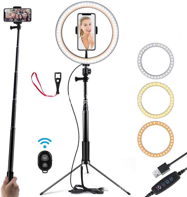 10 LED Tripod Stand Ring Light