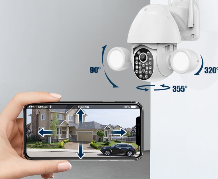 Double Fill Light Smart Security Surveillance Camera