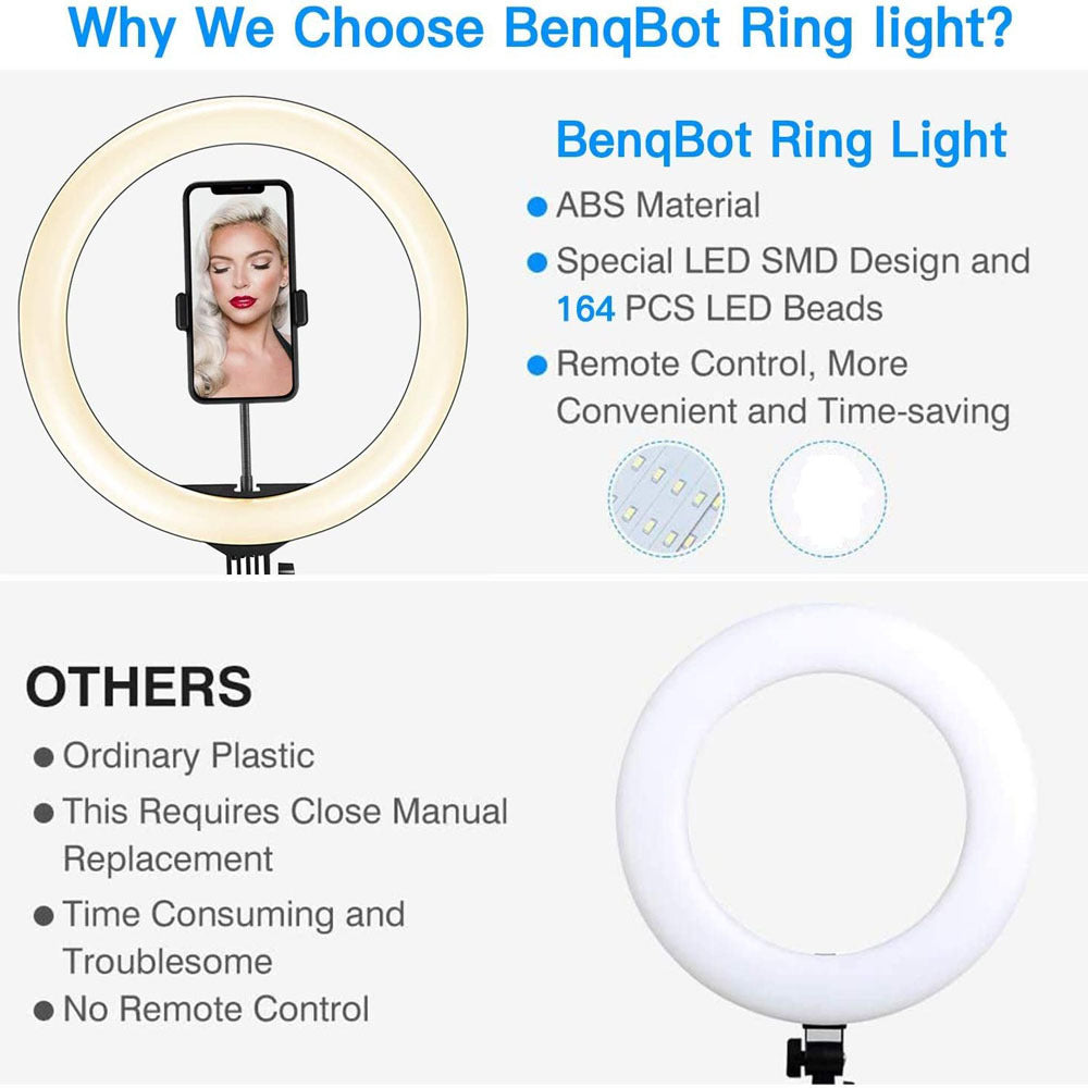 Selfie Led Ring Light With Tripod Frame Light