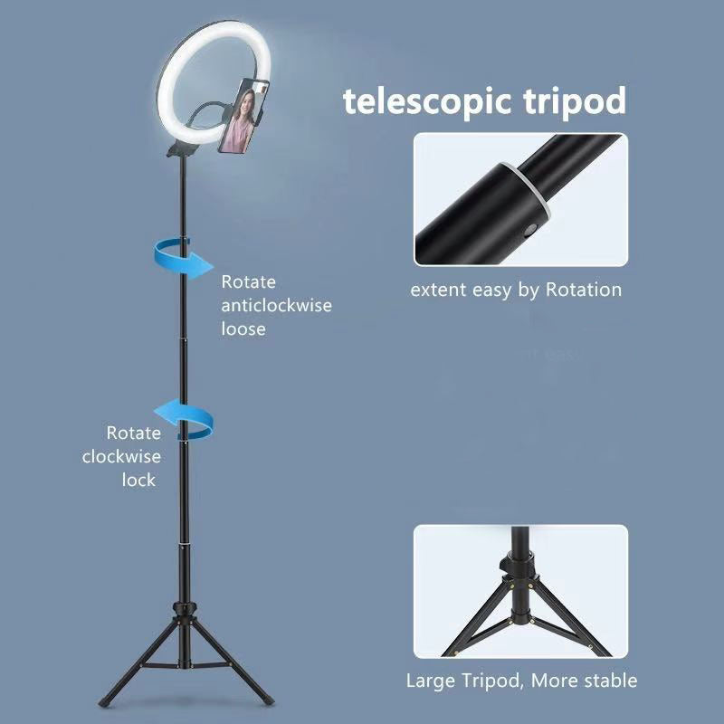 Selfie Led Ring Light With Tripod Frame Light
