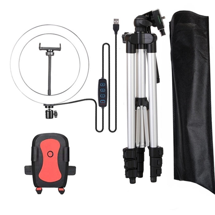 Aluminum Alloy Live Tripod Ring Light