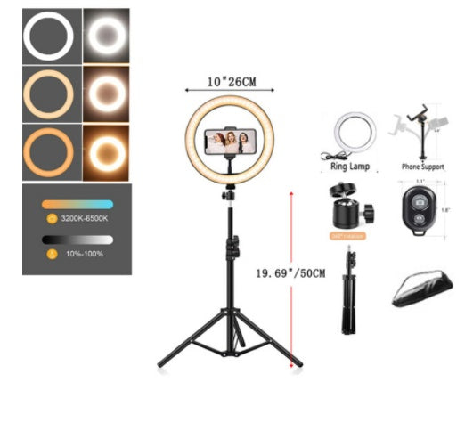 Ring Ring Light With Mobile Phone Holder