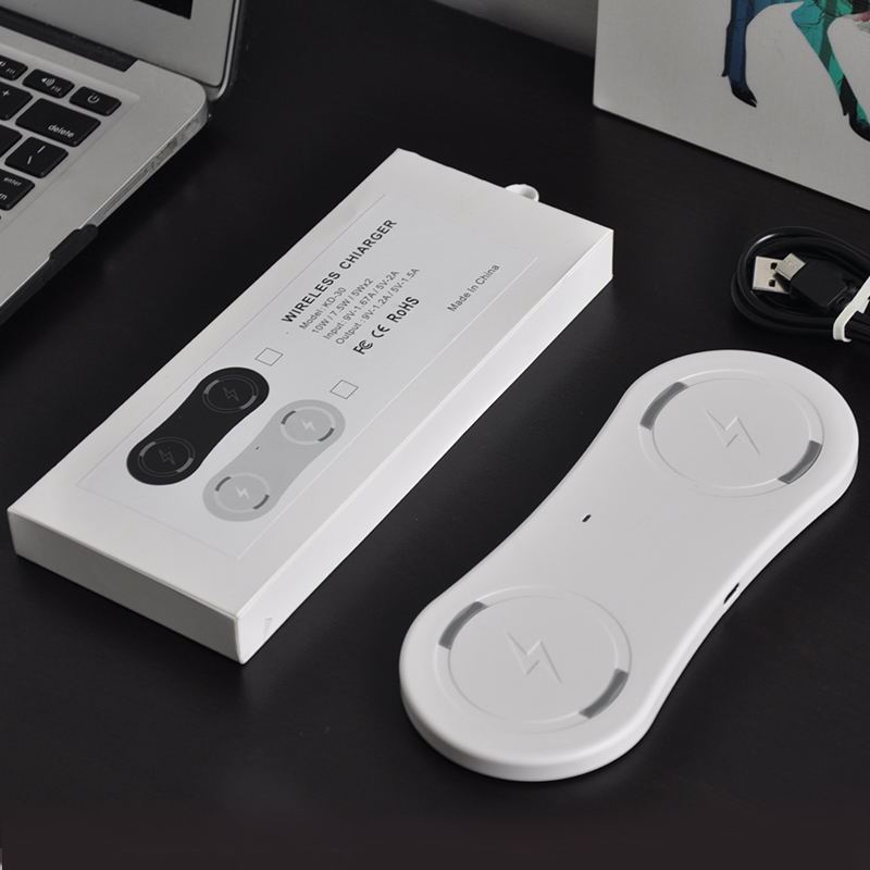 Mobile phone dual wireless induction charger