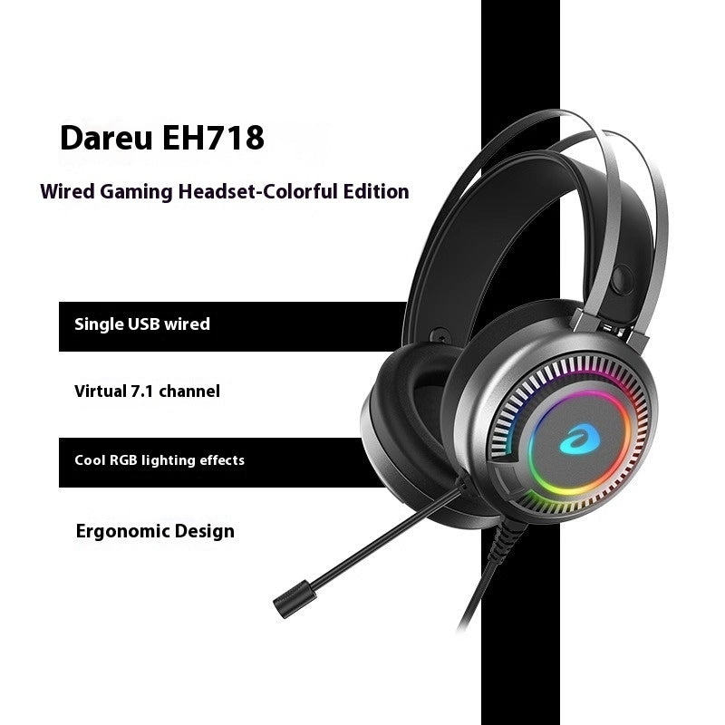Gaming Electronic Sports Noise Cancelling Wired Headphones